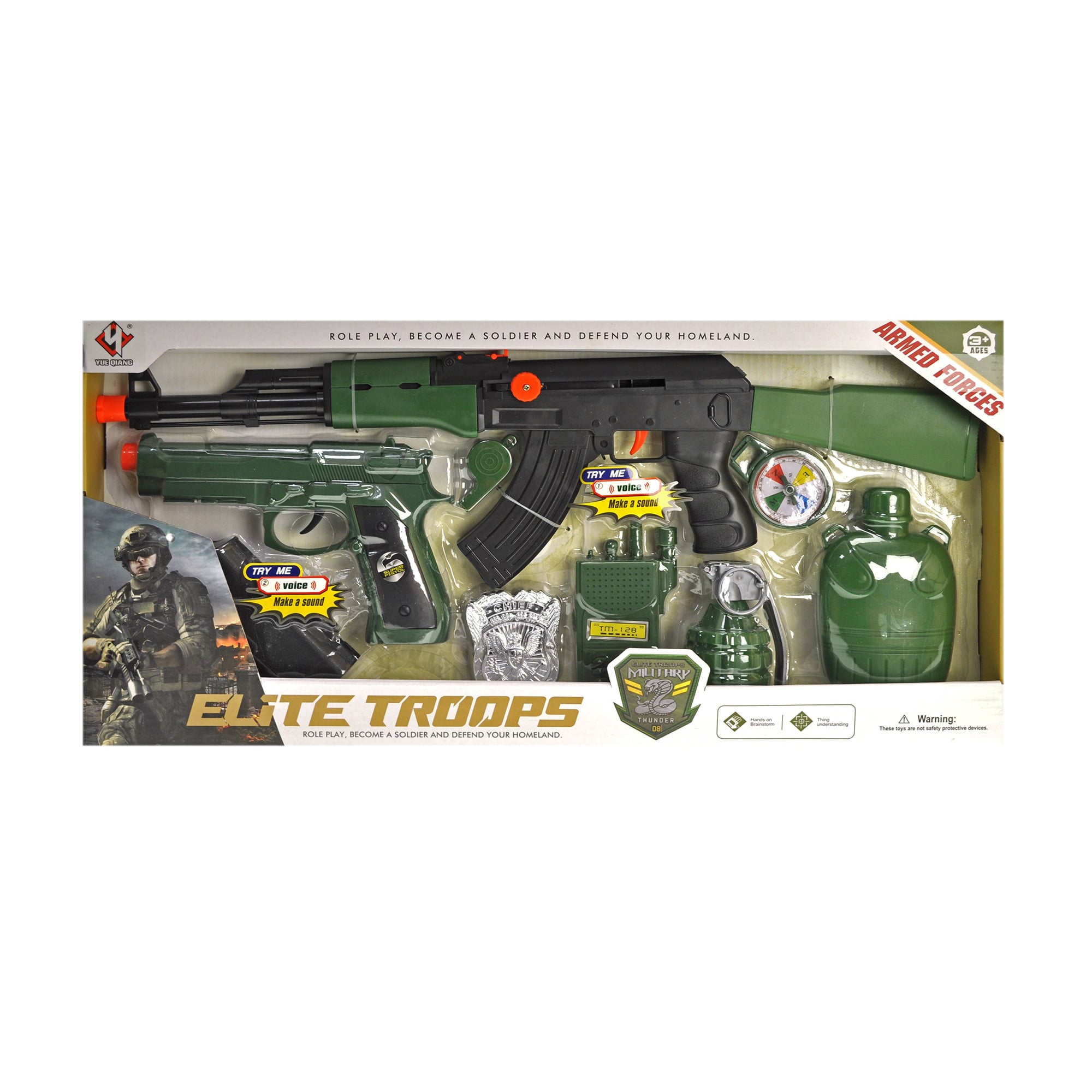 Дитячий ігровий набір військового YG Toys Elite Troops, від 3 років (M016A)